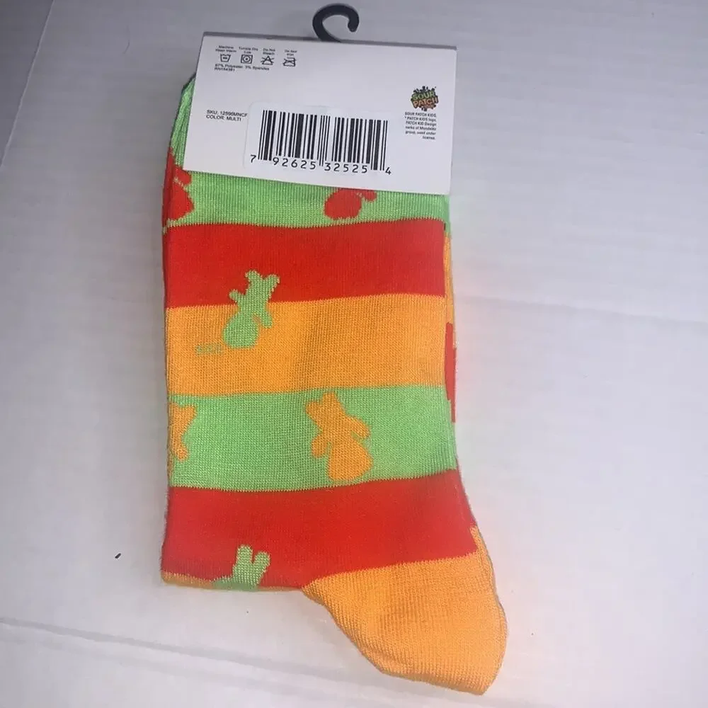 CRAZY‎ SOCKS Sour Patch Kids Socks. Large